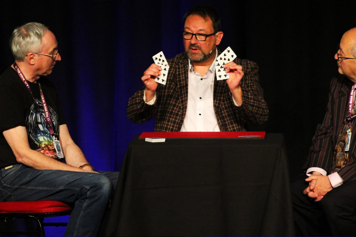 Close-up magic competition at the IBM British Ring Convention