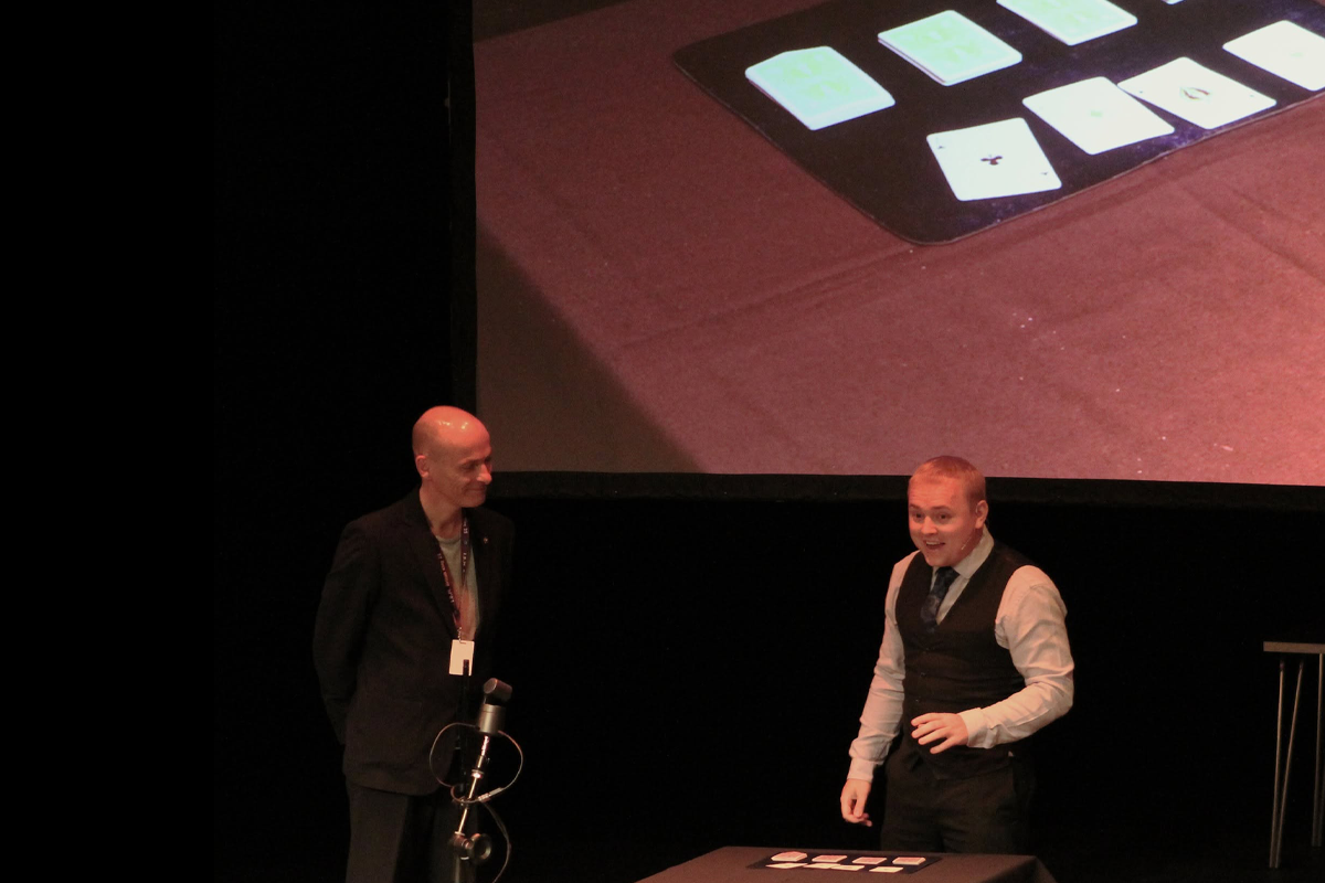Micro magic performance at the IBM British Ring Convention