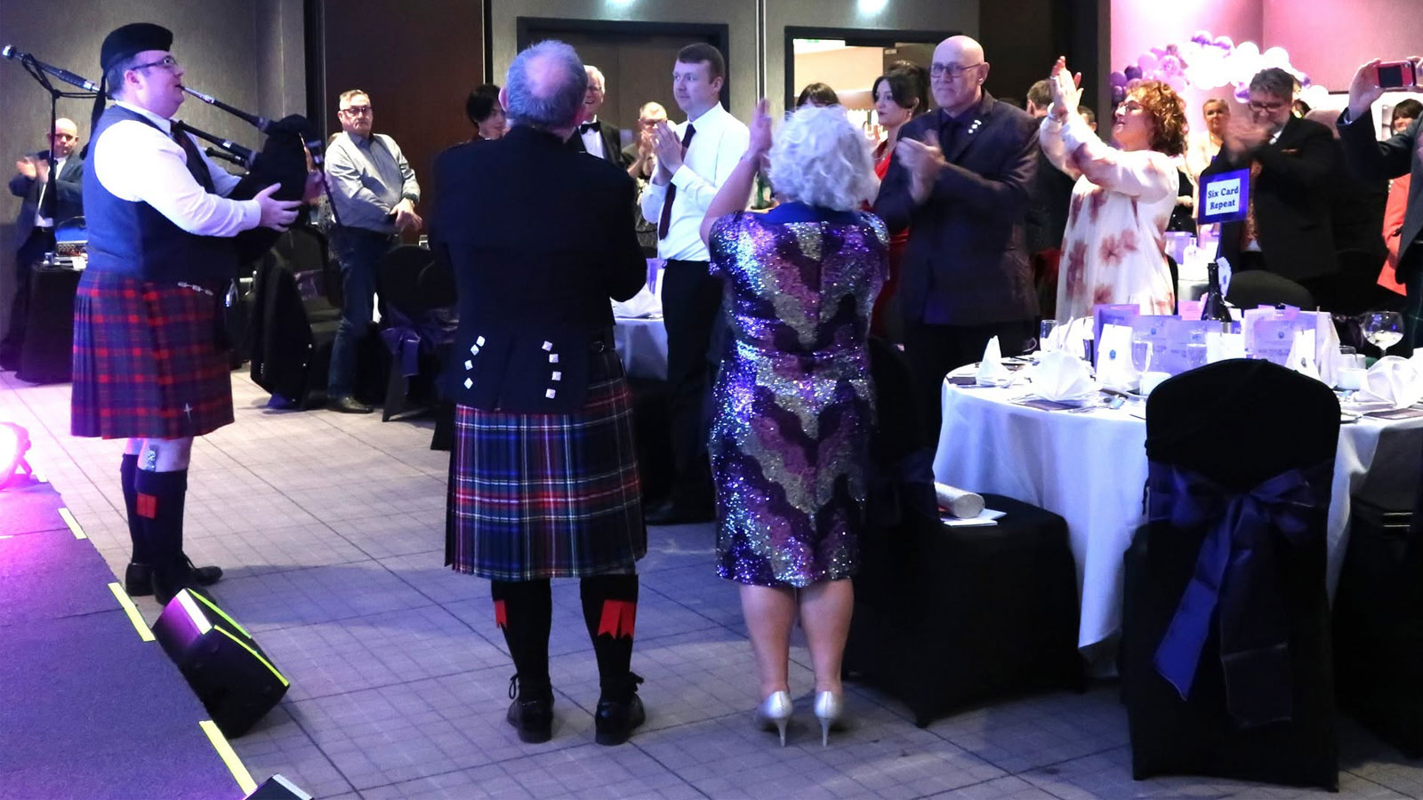 Guests celebrating during the President's Annual Dinner