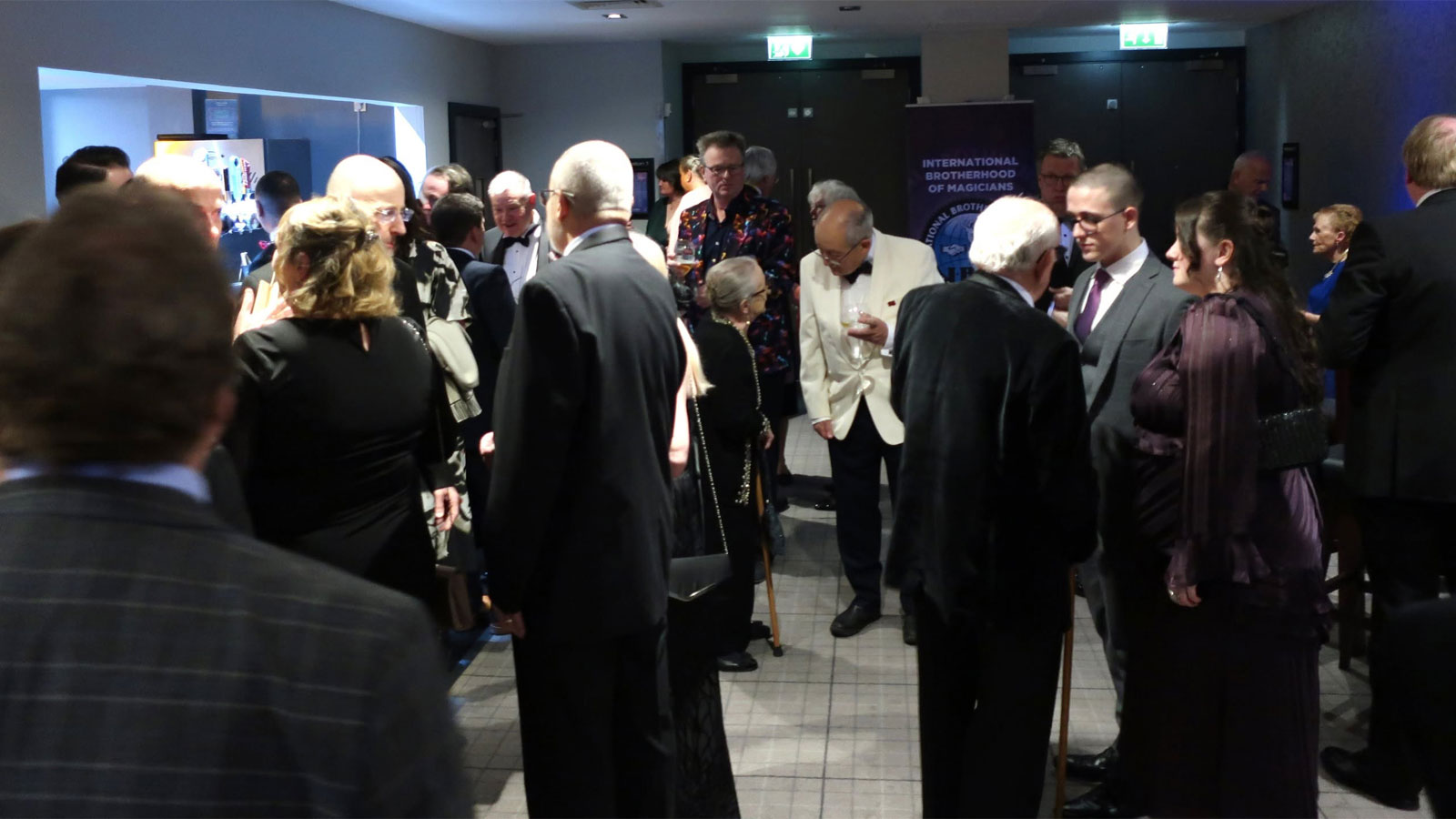 Guests socialising at the IBM British Ring President's Annual Dinner